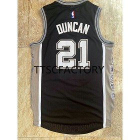 Maillot NBA San Antonio Spurs DUNCAN 21 Retro Noir Swingman - Homme